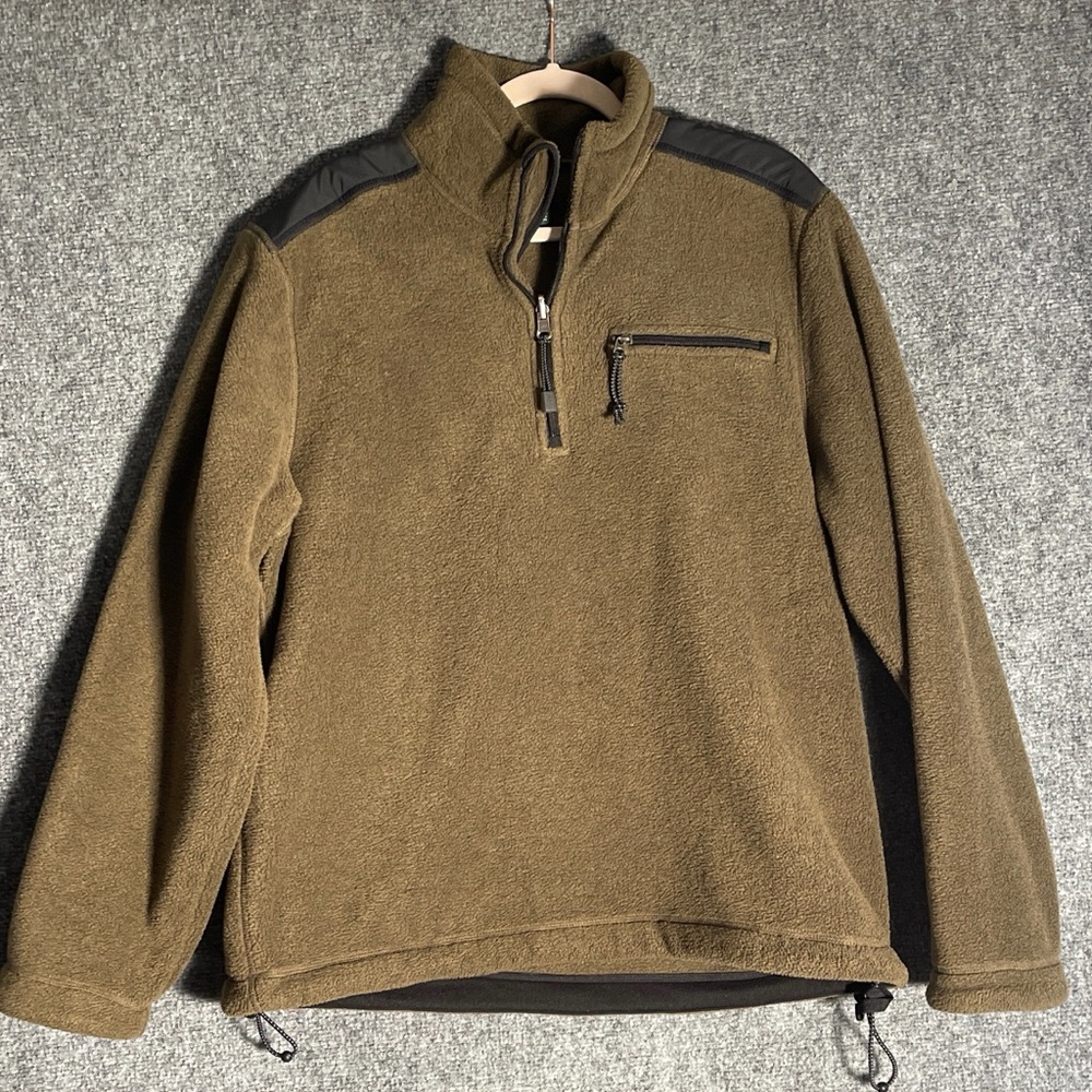 J. Crew Men’s Large Jacket 1/4 Zip Polartec Fleece Pullover
